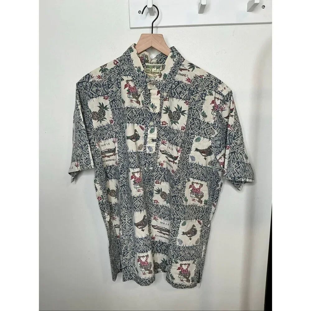 Reyn Spooner Mele Kalikimaka 90s Limited Issue Hawaiian Shirt